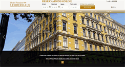 Desktop Screenshot of hotel-lehrerhaus.at